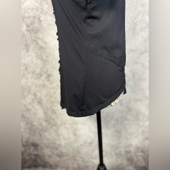 Silver Jeans Co. Black Buttoned Fitted Long Sleeve Blouse size large - Picture 5 of 8